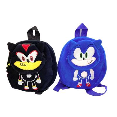 China Other Sonic Plush Toy Backpacks Cartoon School Bags Children Girls Kids Backpack for sale