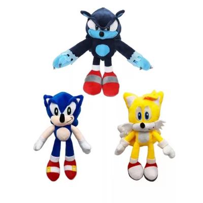 China Sonic World Adventure Sonic The Hedgehog Stuffed Animals Doll Soft Cartoon Stuffed Plush Toy Gift For Children for sale