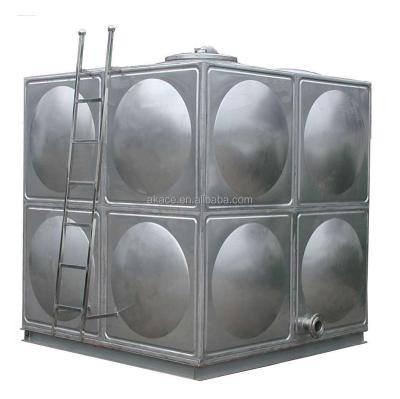 China Hotels Rectangular Stainless Steel Water Storage Tank / Flexible Water Tank for sale