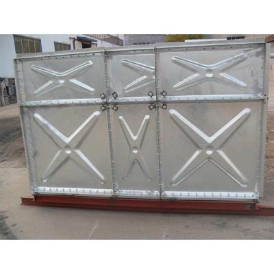 China Building Material Stores Customized High Strength Hot Dip Galvanized Steel Water Storage Tank for sale