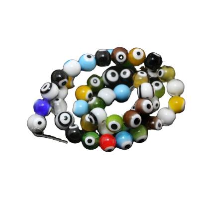 China Hot Selling Fashion 6/8/10mm Round Shape Lampwork Beads Trendy Glass Bead For Bracelet Jewelry Making DIY Jewelry Making Accessories for sale