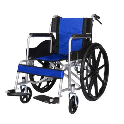 China oxford+mesh breathable newcomer best price rehabilitation therapy supplies wheelchair made in china height adjustable manual wheelchair for sale