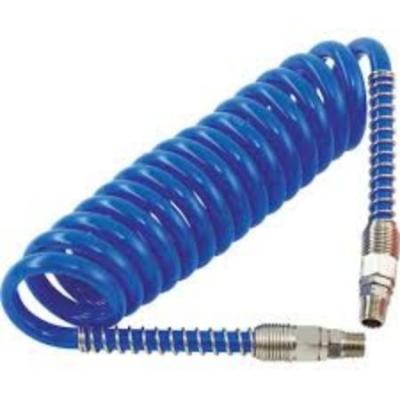 China PVC/PU/PE Truck High Pressure Flexible Trailer PA Coil Air Brake Nylon Spiral Hose for sale