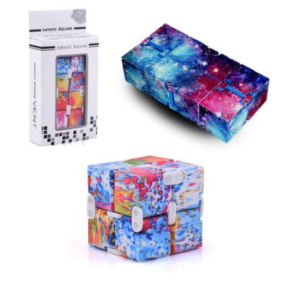 China Relieve the magic cube Toy For Autistic Children Fidget Toy Infinity Cube in fidgety person the latest creative second generation of effort wholesale 2021 for sale