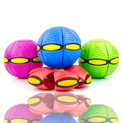 China Relieve Stress Duct Hot Dice Boomerang Toys Interactive Flying Saucer Ball Pet Shaping Other Kids Toys Outdoor Flying Ball For Magic UFO Ball for sale