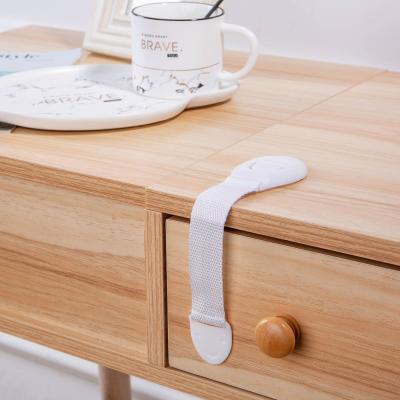 China Wholesale High Quality Buckle Design Baby Safety Products Webbing Lock With 3M Double Sided Tape For Door Etc Baby Safety cabinet drawer for sale