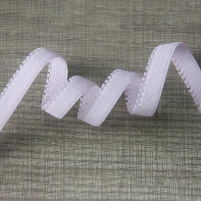 China High Quality Soft Elastic Fashionable Spandex Picot Strap Bra Nylon Elastic Band for sale