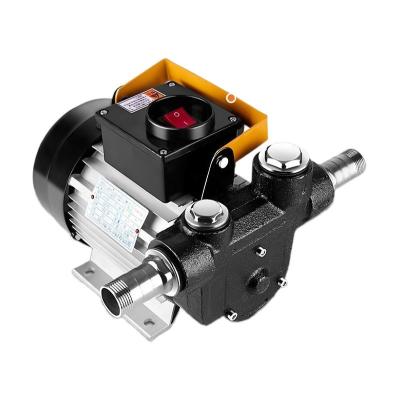 China Automotive industry self-priming oil pump 220V550W oil pump automatic electric diesel gear pump for sale