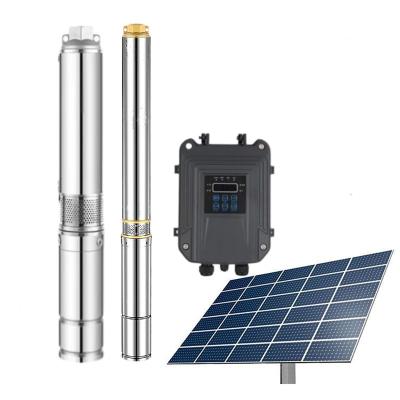 China High Quality Irrigation Dc Solar Submersible Pump For Price Good Deep Solar Water Pump For Agriculture Solar Max Head Dc Submersible Pump for sale