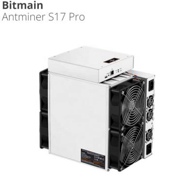 China Máquina minera 53o - 76.o 2100W-3300W del minero de BTC Asic Bitmain Antminer S17 S17Pro Bitcoin en venta