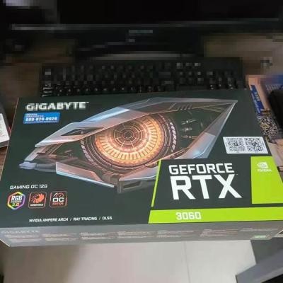 중국 세 팬들 그래픽 비디오 카드 NVIDIA 기가바이트 RTX 3060 게임 OC 12G GDDR6 판매용