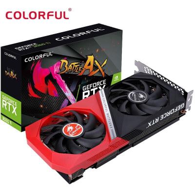 China Getrenntes DUO V2 LHR Grafikkarte GeForces RTX3060Ti Licht-Tischplattenc$jagen zu verkaufen