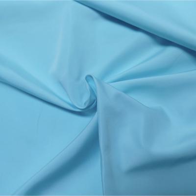 China 50D polyester Tear-resistant UPF thin and breathable 100% hexagonal woven weft suede 40 Sun protection clothing stretch fabric polyester fabric for sale