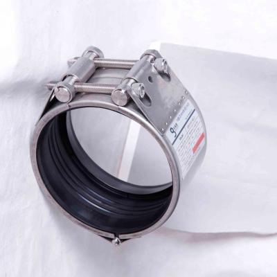 China Water Open Flex Pipe Repair Coupling Handle-r SS Hinge Type Repair Clamp for sale