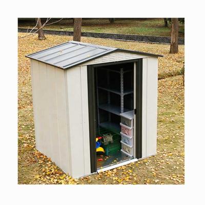 China Easily Assembled Outdoor Storage Shed Garden Tool House Home and Garden Easy Assemble Steel Storage Shed for sale