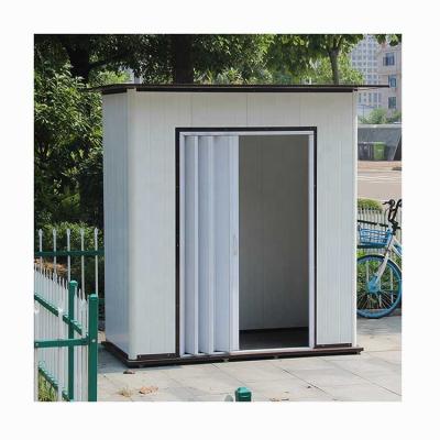 China Easily Assembled Plastic Garden Storage Shed Tool Shed PVC Plastic House Storage For Backyard for sale