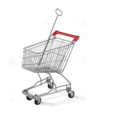 China Unfolding Supermarket Trolley Shopping Trolley Trolley With Customized Logo for sale