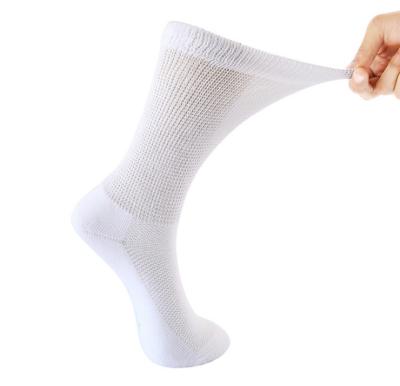 China Antibacterial Organic Non Elastic Cotton Anti Slip Hospital Seamless Breathable Socks for sale