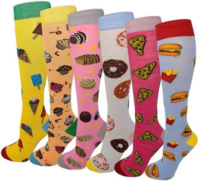 China Antibacterial Cotton Knee High Custom Compression Dress Low MOQ Logo Men Happy Socks for sale