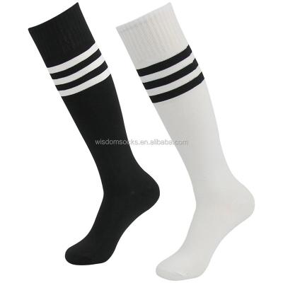 China White Sports Crew Baseball Socks Antibacterial Custom Athletic Running Men Knee Highs for sale