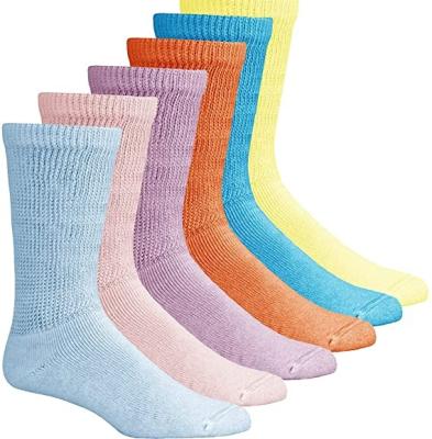 China Hospital Non-Elastic QUICK DRY Women Loose Slap Diabetic Sensitivity Seamless Socks for sale