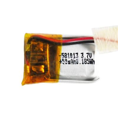 China 3.7V 50MAH kc lithium polymer battery lithium polymer battery quality certification ROHS for headphone for sale