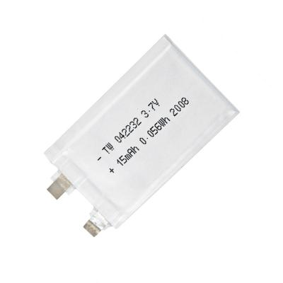 China Smallest toys TW 042232 battery 15mah lithium batteries for sale for sale