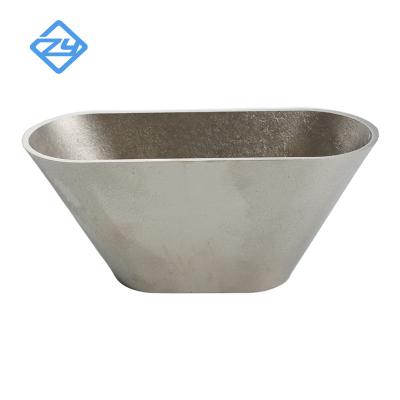 China Traditional Hot Selling Bronze Oval Funnel Drain Round Nickel Bronze Strainer Funnel for sale