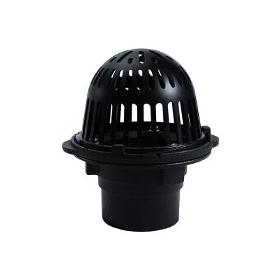 China Traditional Exterior Cast Iron Roof W/Aluminum Dome Drains Shower Floor Grate Drain Strainer for sale