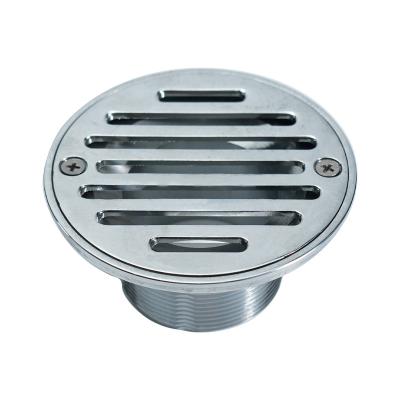 China Traditional Traditional Brass Shower Drain Round Bathroom CP Floor Drians for sale