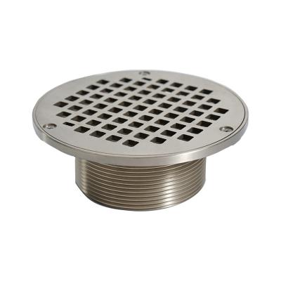 China Traditional Bathroom Accessory Brass Shower Drain Round Floor Drain Cover Strainer For Bathroom Fitting for sale