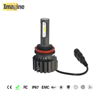 China Bulbos conduzidos automotivos do farol, bulbos automotivos brilhantes altos H16 50w 6000K do farol do diodo emissor de luz uma iluminação de 360 graus à venda