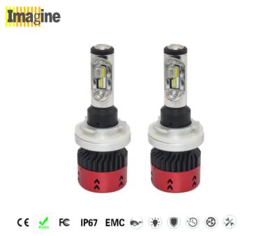 중국 H15 DC12V 플러그 앤 플레이 LED 헤드라이트 전구, 우수한 열 분산을 가진 LED 보충 헤드라이트 전구 35w 5000K 판매용