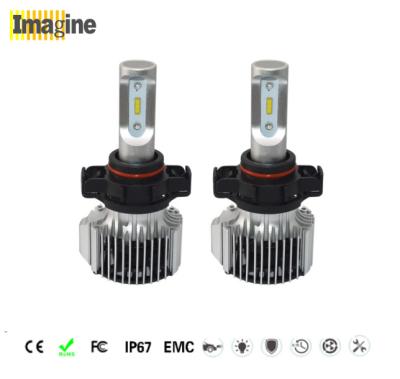 China Os únicos bulbos do farol do diodo emissor de luz do feixe CSP, bulbo conduzido do farol da substituição, PSX24W para o diodo emissor de luz das motocicletas iluminam-se à venda