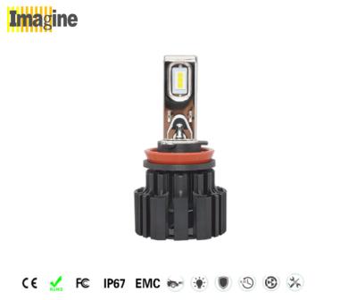 China jogo conduzido da conversão do farol, tudo nos bulbos 50w 6600lm 6000k de um farol do diodo emissor de luz H8 nenhuma necessidade de destravar o botão à venda