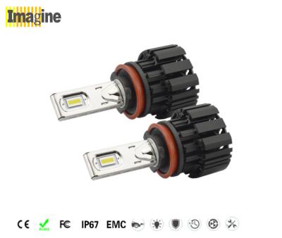 China H9 H8 H11 allen in Één automobiel Geleide Koplampbol 50w 6600lm 6000k voor 12 Voltage/24 Voltagevoertuigen Te koop