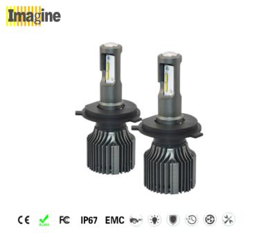 China Os bulbos conduzidos automotivos do farol, feixe alto dos bulbos do farol do carro de 30w H4 Osram baixo com 6063 integraram a dissipação de calor à venda