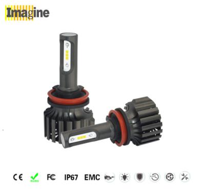 China Jogo da conversão do farol do diodo emissor de luz, iluminação de baixo nível de ruído do automóvel da substituição dos bulbos do farol do diodo emissor de luz de 36W 4000lm H8 à venda