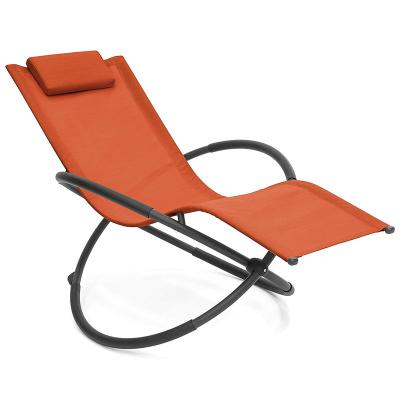 China Best Contemporary Reclining Rocking Weightless Relax Camping Chair With Replace Headrest for sale