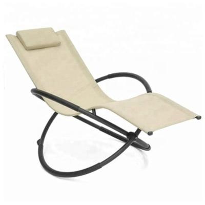 China Orbit Modern Outdoor Portable Metal Weightless Relaxing Beach Chair for sale