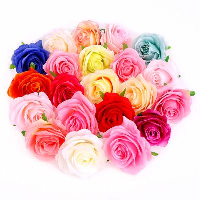 China Artificial Flower Rose Heads Arrangement Silk Bouquet DIY Rose Artificial Flower Boxes from Europe for Home Office Parties or Wedding Decor for sale