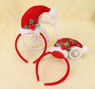 China Headbands Santa Headbands Christmas Hats Reindeer Antlers Decoration Christmas Headbands Hair Accessories For Christmas Party for sale