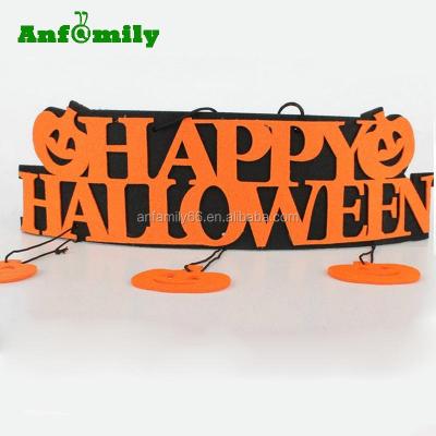 China Halloween Decoration Pumpkin Hanging Strips Door Hanging Decor Party Decoration For Halloween for sale