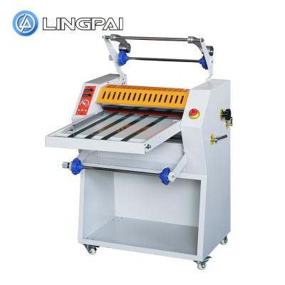 China Lingpai FM8490 A3 A4 Paper Cold And Hot Roll Laminating Machine FM8490 for sale