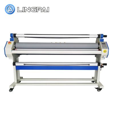 China Lingpai LP1700-T1 1.7m factory price hot and cold laminator with LP1700-T1 cutter for sale