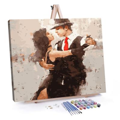 China Classic Hot Selling Popular Custom DIY Picture Painting By Numbers Framed for sale