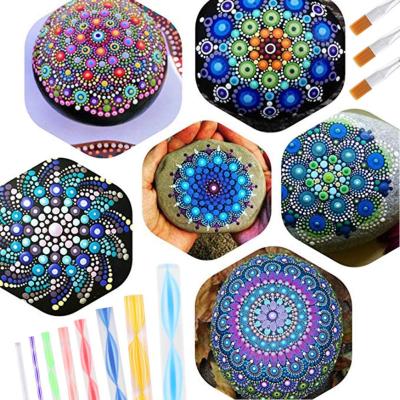 China Mandala Painting Drawing Set Dotting Tools Set Mandala Painting Kit Pen Dotting Painting Tools Brushes Ball Stylus for sale