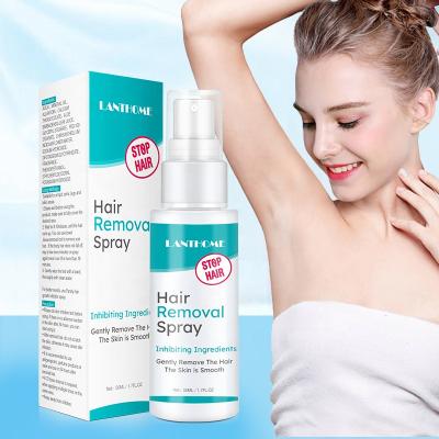 China Wholesale New Lanthome Hair Removal Product Painless Permanent Hair Removal Spray For Women And Men Remove Hair Easily for sale