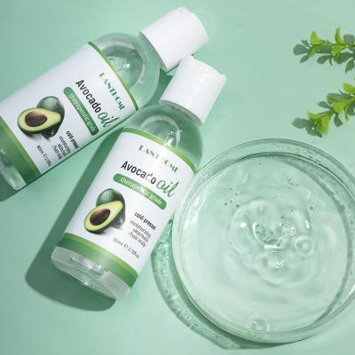 China Lanthome OEM Anti Cellulite Organic Hair Brightening Bulk Body For Skin Glow Whitening Avocado Massage Oil Price Press Avocado Oil For Spa for sale