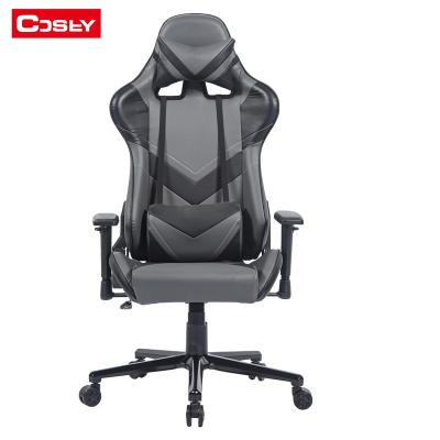 China Adjustable (Height) Computer Games Chair Ergonomic Swivel Chair Gaming Chair With Double Pillows for sale